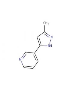 Astatech 3-(3-METHYL-1H-PYRAZOL-5-YL)PYRIDINE; 5G; Purity 95%; MDL-MFCD01436332